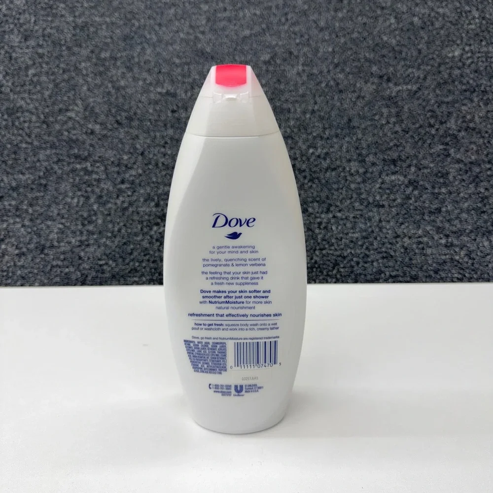 Dove Go Fresh Revive Body Wash Pomegranate & Lemon Verbena 22 oz NutriumMoisture